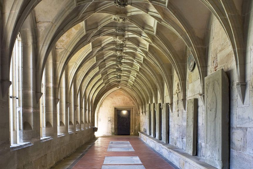 Kreuzgang-Nordflügel im Kloster und Schloss Bebenhausen