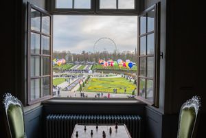 Residenzschloss Ludwigsburg, Blick aus dem Neuen Corps de Logis